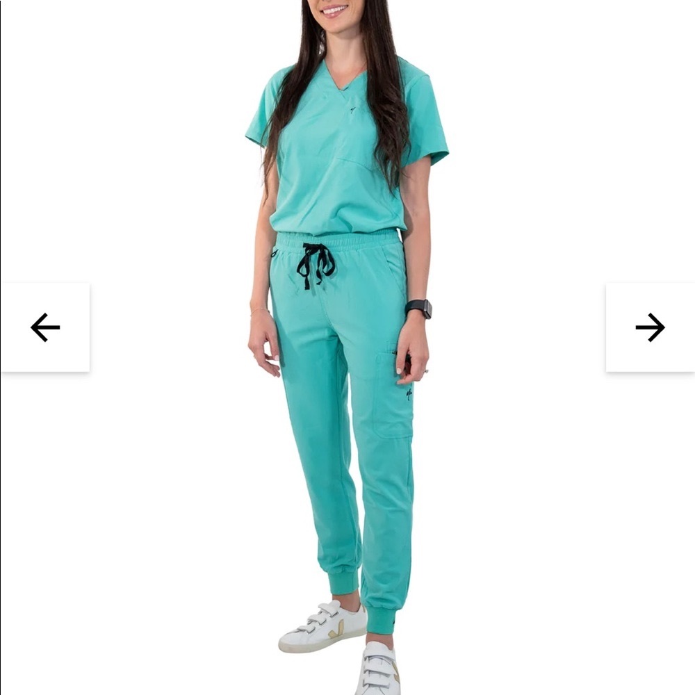 Mim Scrubs Surgical Green Scrub Set